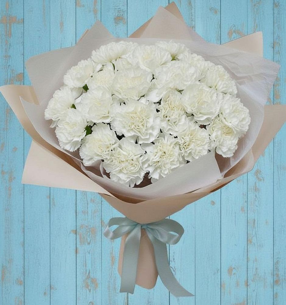 Букет цветов из: Гвоздики в Старой Руссе