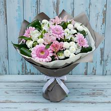 Букет цветов из:  Герберы, Альстромерии и Хризантемы #REPLACE_PRED# Старой Руссе