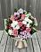 Букет цветов из: Альстромерии, Гвоздики, Розы и Хризантемы в Старой Руссе