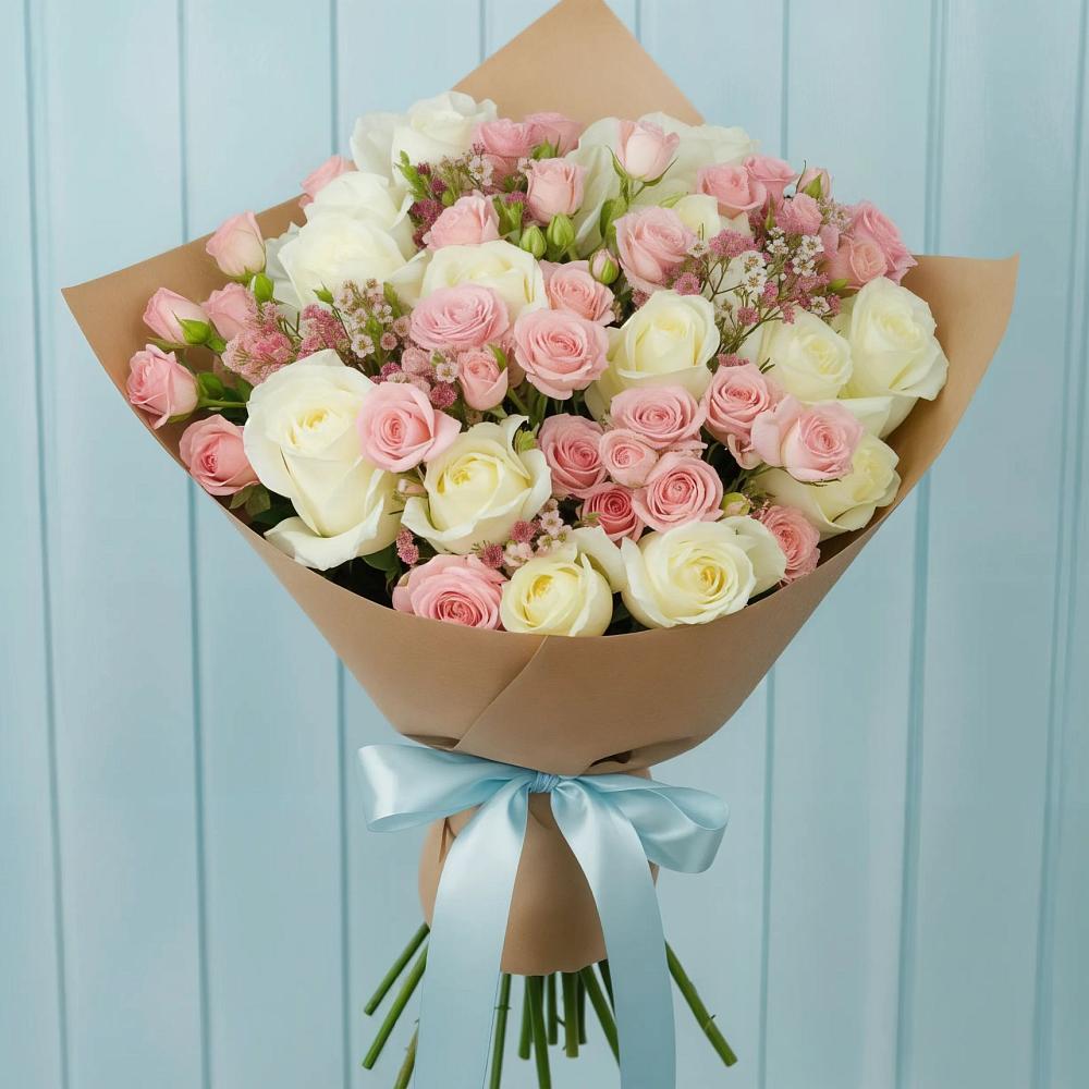 Букет цветов из: Розы в Старой Руссе
