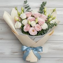 Букет цветов из:  Лизиантусы #REPLACE_PRED# Старой Руссе