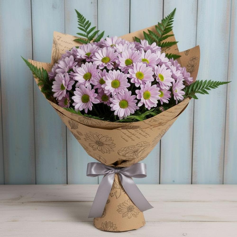 Букет цветов из: Хризантемы в Старой Руссе