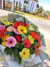 Букет цветов из:  Герберы #REPLACE_PRED# Старой Руссе