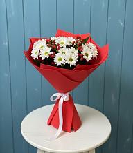 Букет цветов из:  Хризантемы в Старой Руссе