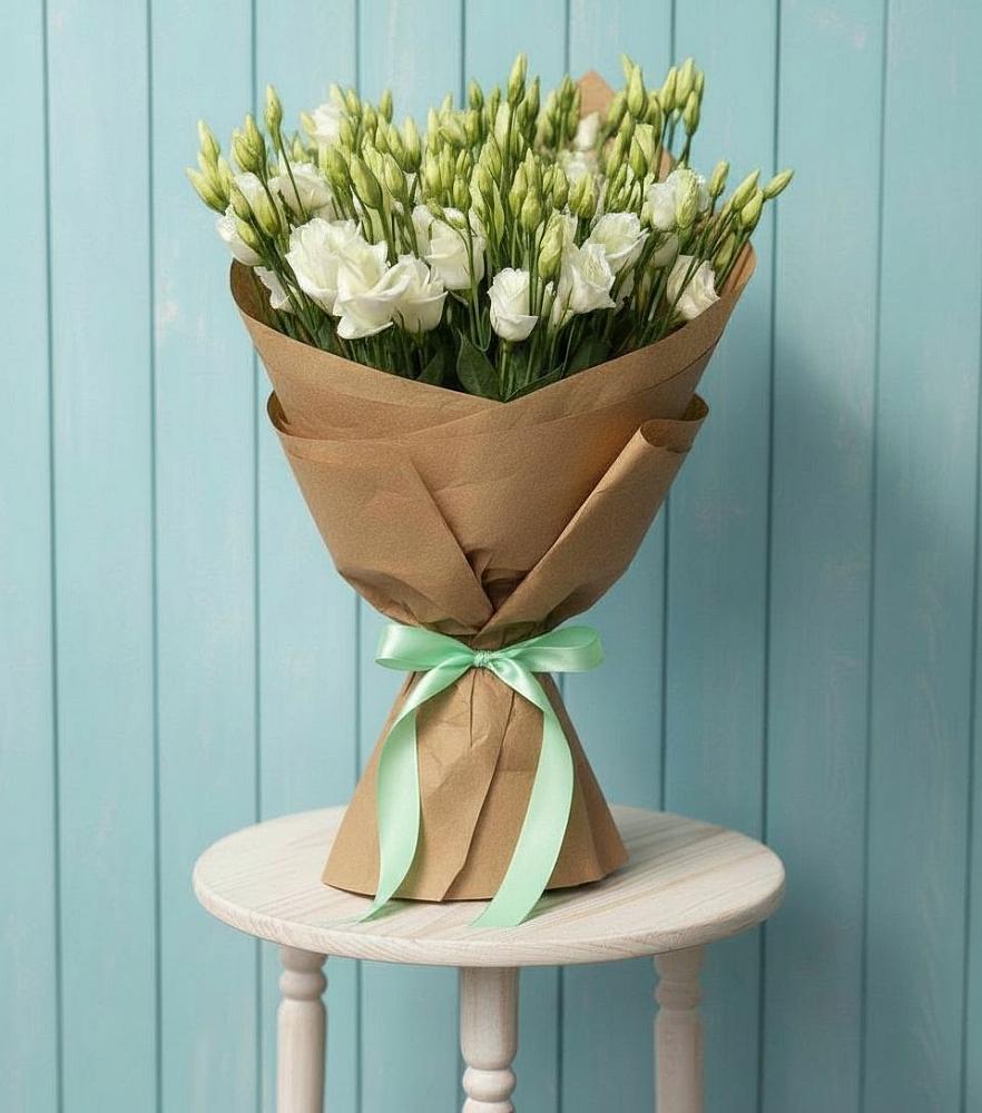 Букет цветов из: Лизиантусы в Старой Руссе