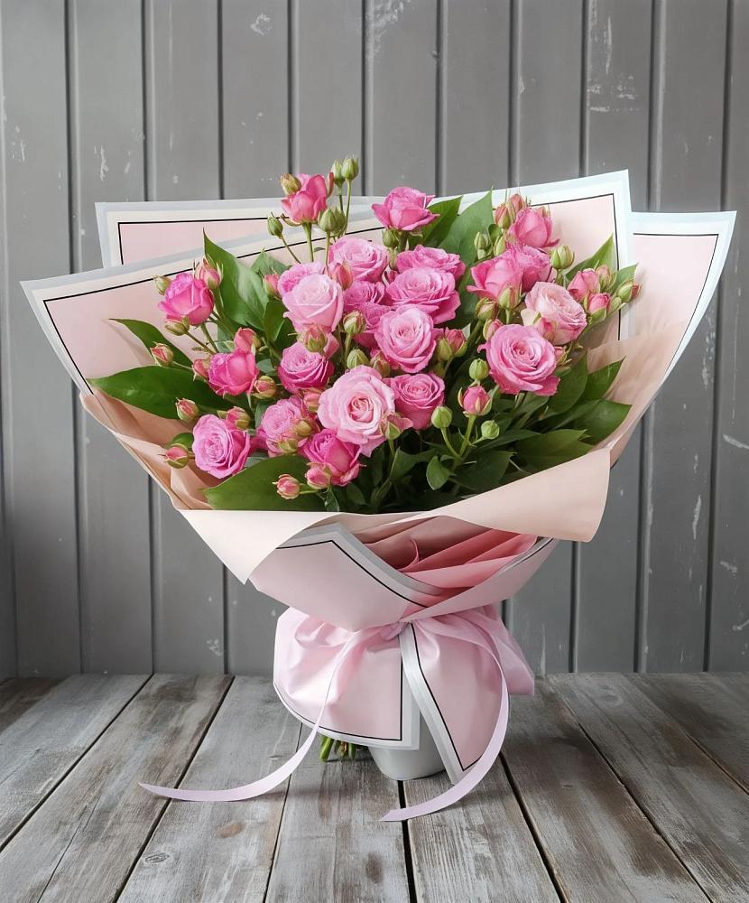 Букет Розовый кустик в Старой Руссе