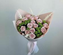 Букет цветов из:  Розы и Хризантемы в Старой Руссе