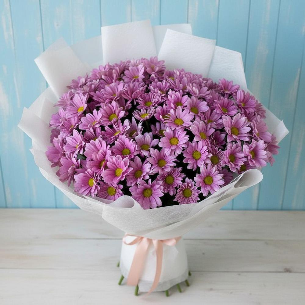 Букет цветов из: Хризантемы в Старой Руссе