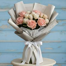 Букет цветов из:  Розы в Старой Руссе