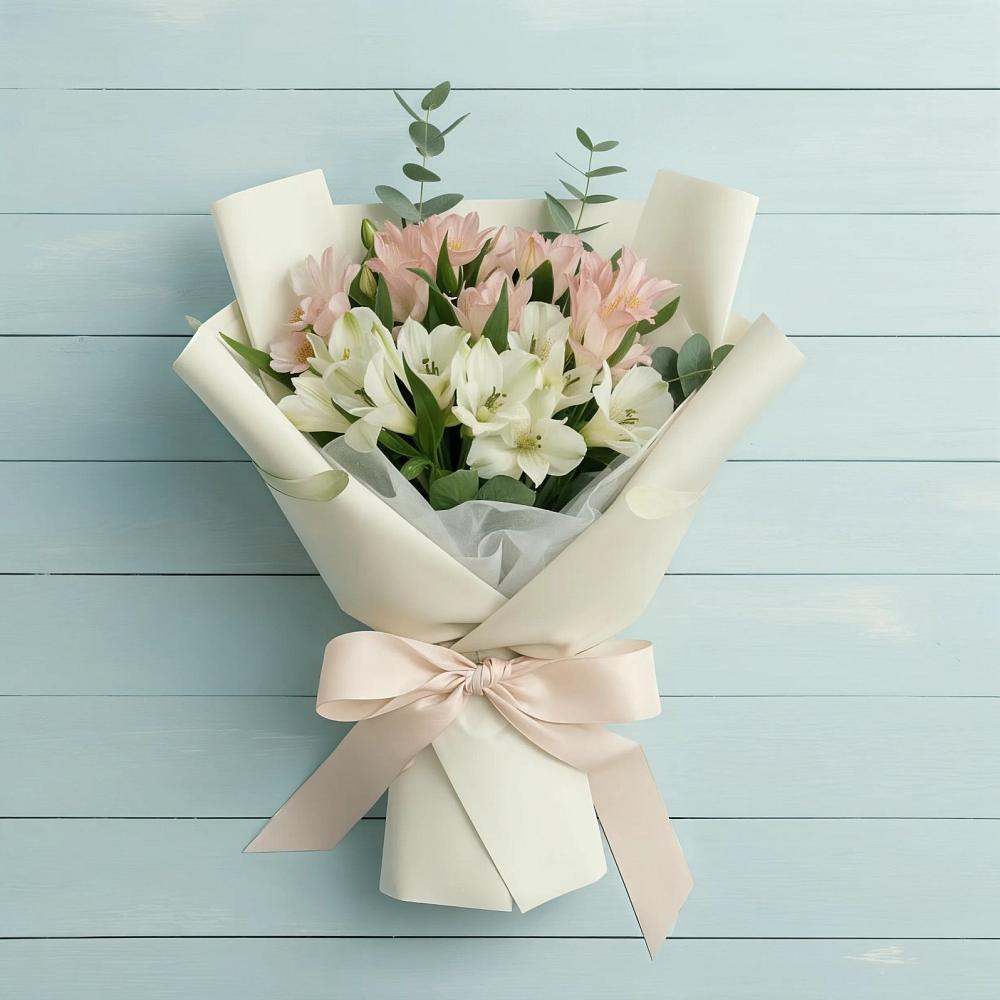 Букет цветов из: Альстромерии в Старой Руссе