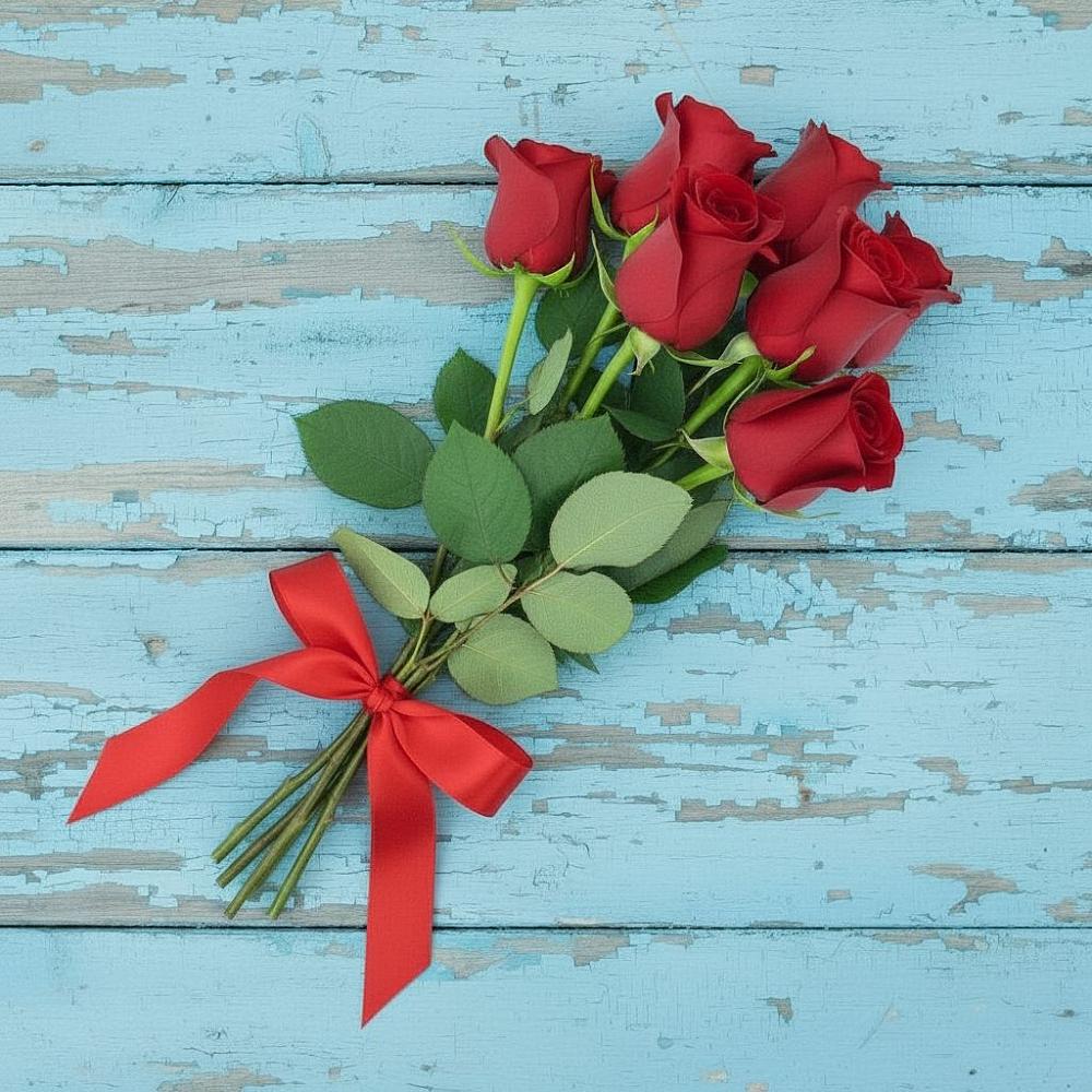 Букет Красные розы в Старой Руссе