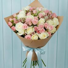 Букет цветов из:  Розы в Старой Руссе