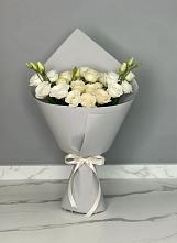 Букет цветов из:  Розы и Лизиантусы #REPLACE_PRED# Старой Руссе